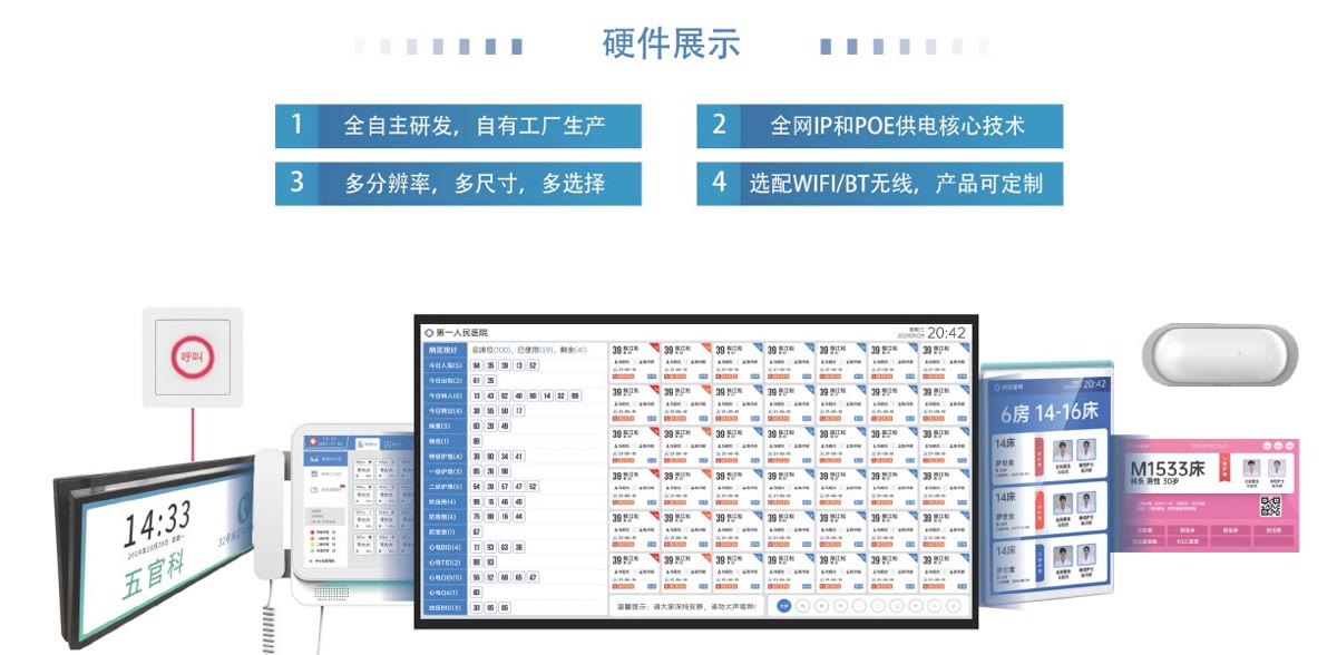 医护对讲系统硬件展示